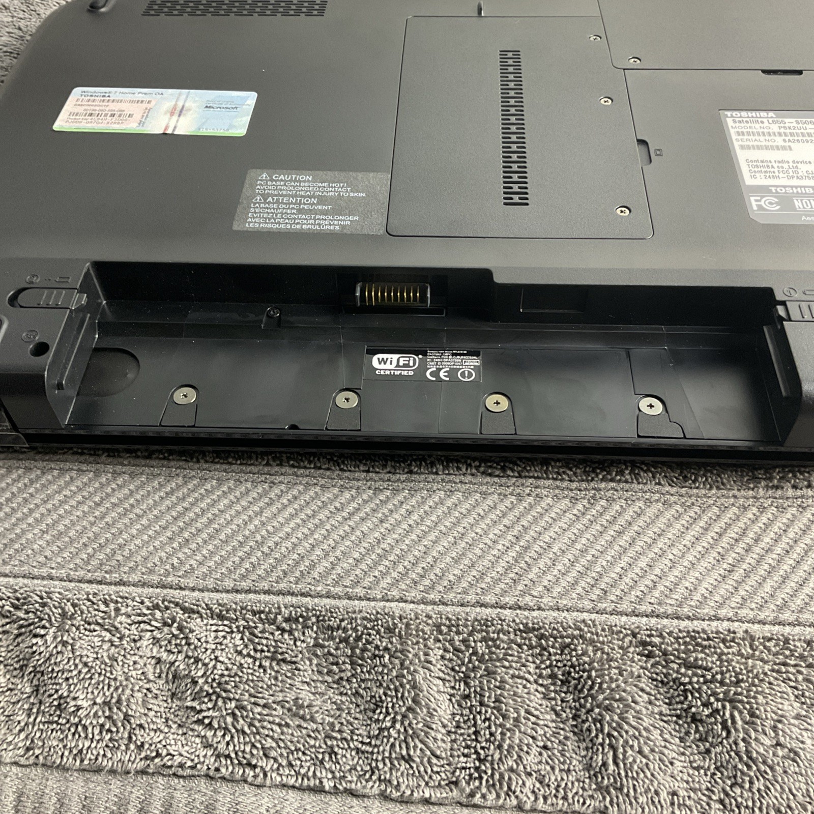 Toshiba Satellite L655-s5061 Working With Charger No Battery