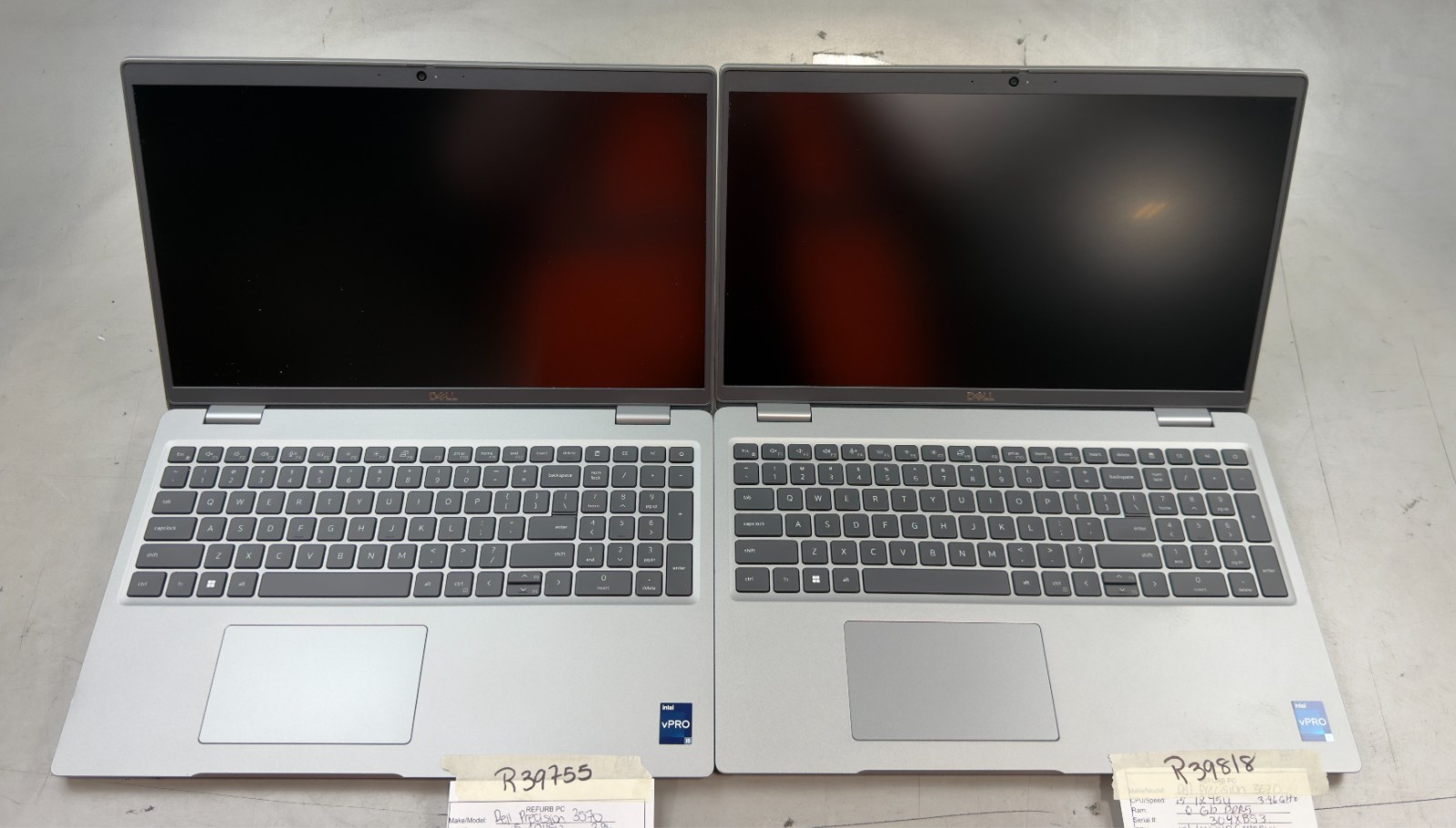 (Lot of 3) Dell Precision 3570 i5-1235U / 0GB RAM / NO SSD -RL6032