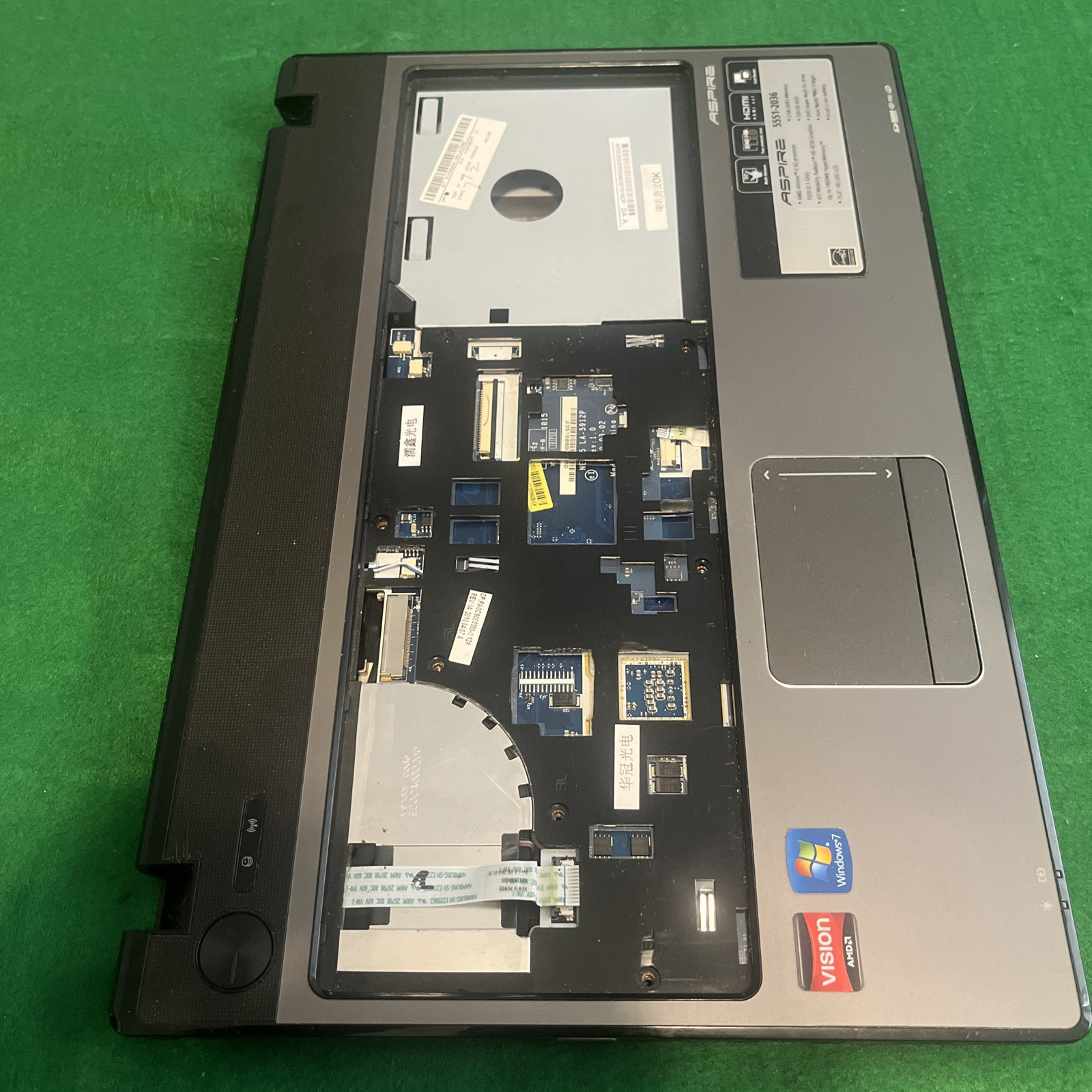 Acer Aspire 5551-2036 Motherboard – AMD Athlon II X2 2.1 GHz @15A1