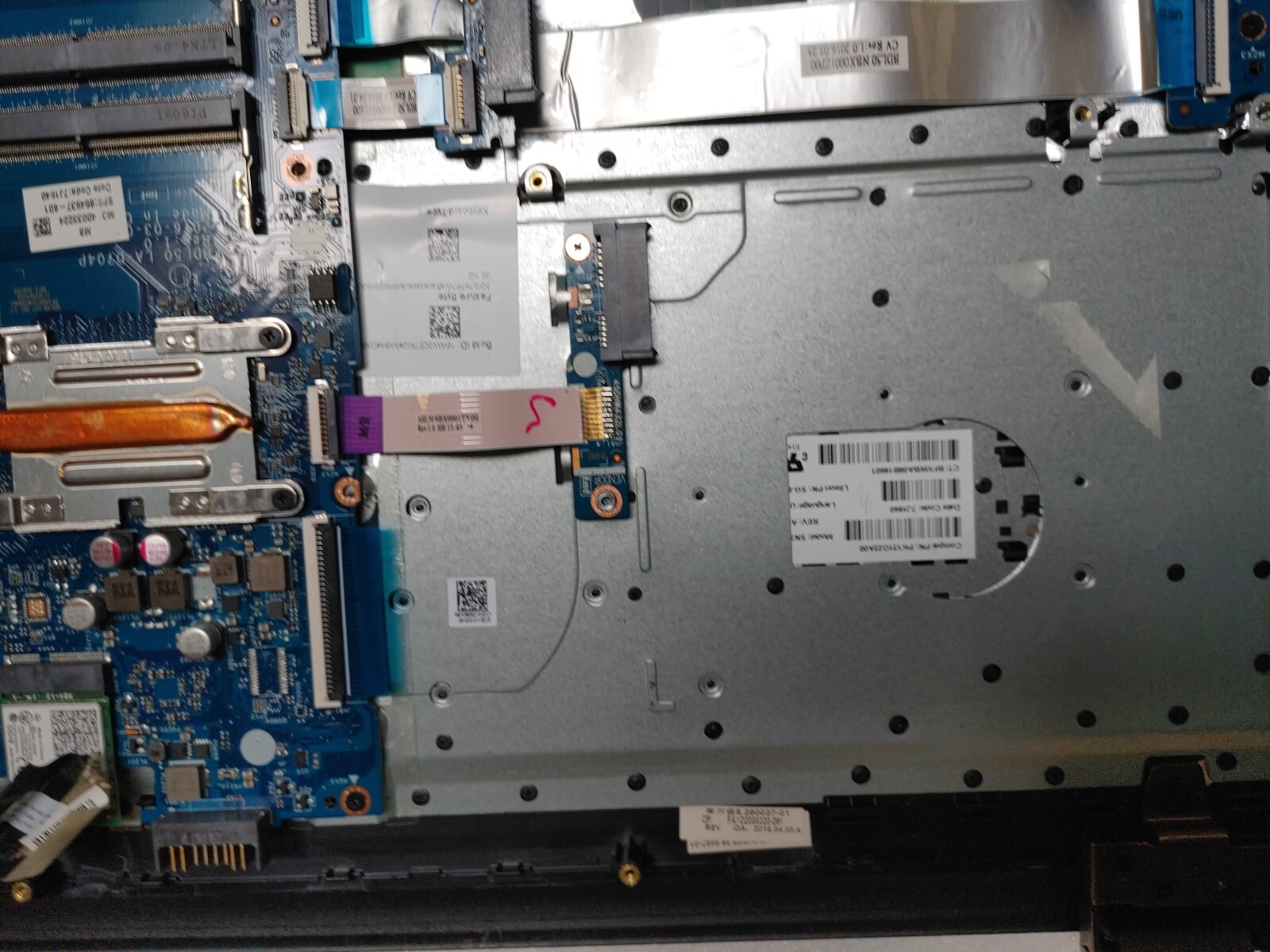 HP Notebook Core i5 6200U@ 2.30GHz, NO RAM , NO HD( Selling Motherboard)