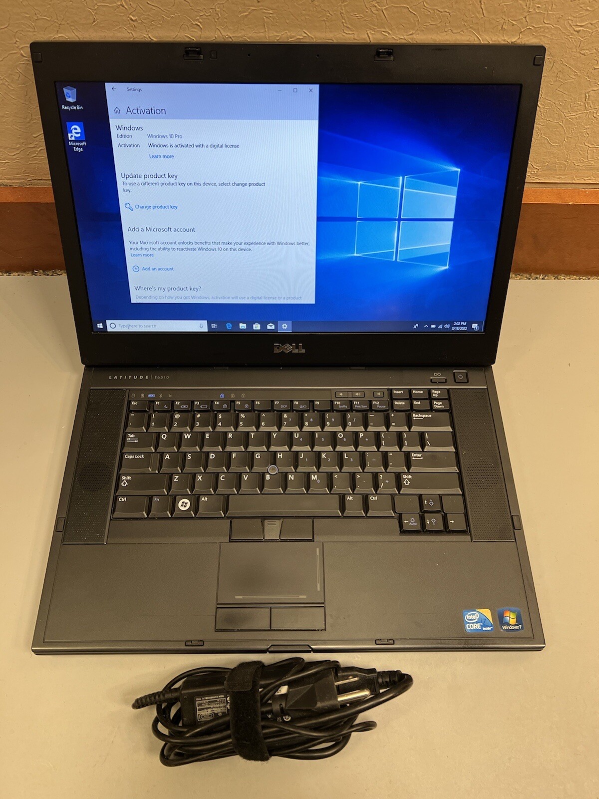 Dell Latitude E6510 15 6″ Core i7 M620 4GB RAM 500GB HDD Wifi NVIDIA BLUETOOTH