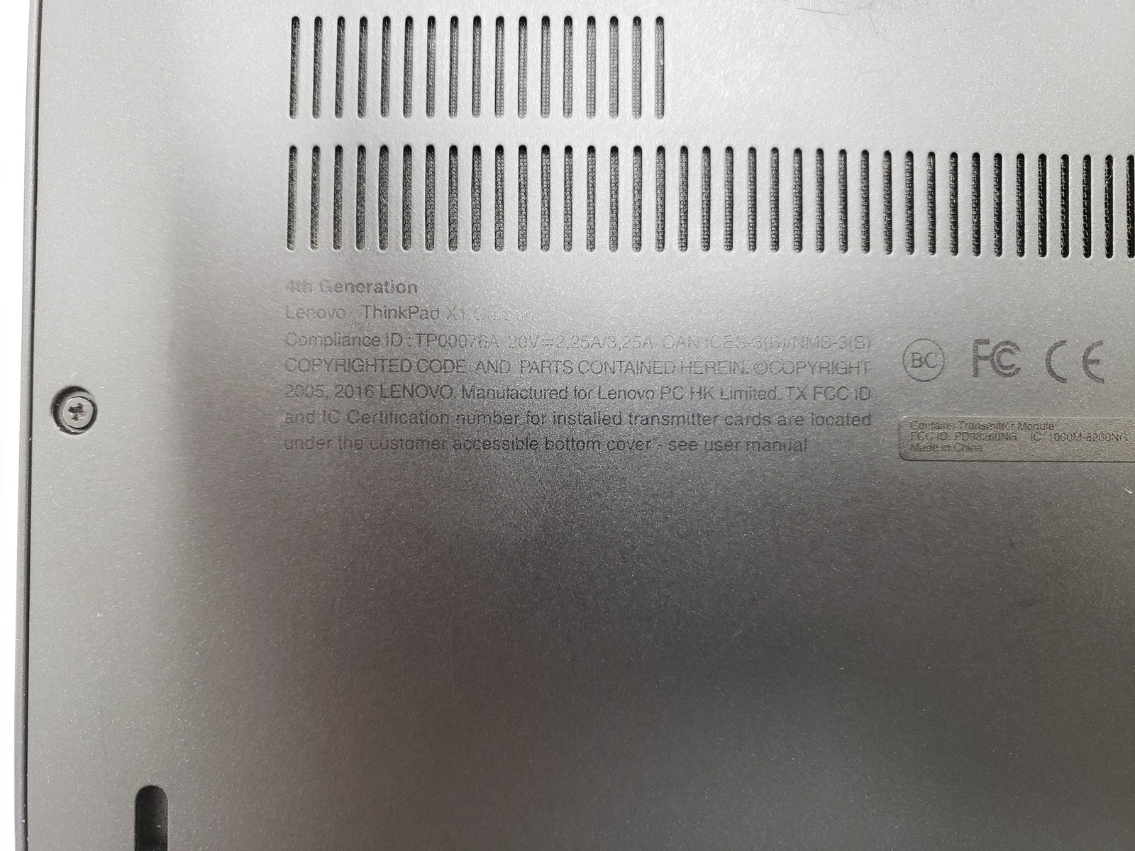 Lenovo ThinkPad X1 Carbon Gen 4th i5-6200U 8GB RAM 128GB SSD 14″ Laptop Win 11.