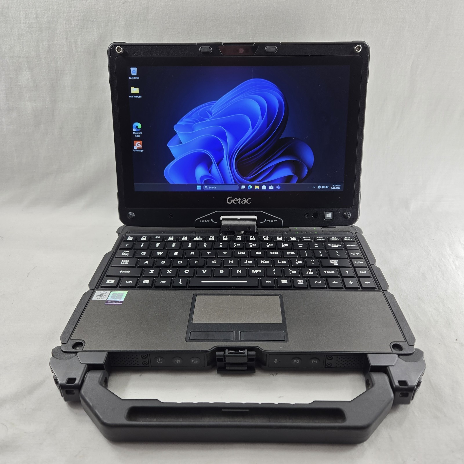 Getac V110 G6 Toughbook i7-10510U 1.8GHz 512GB SSD 16GB – GPS 4G Win11 – Grade B