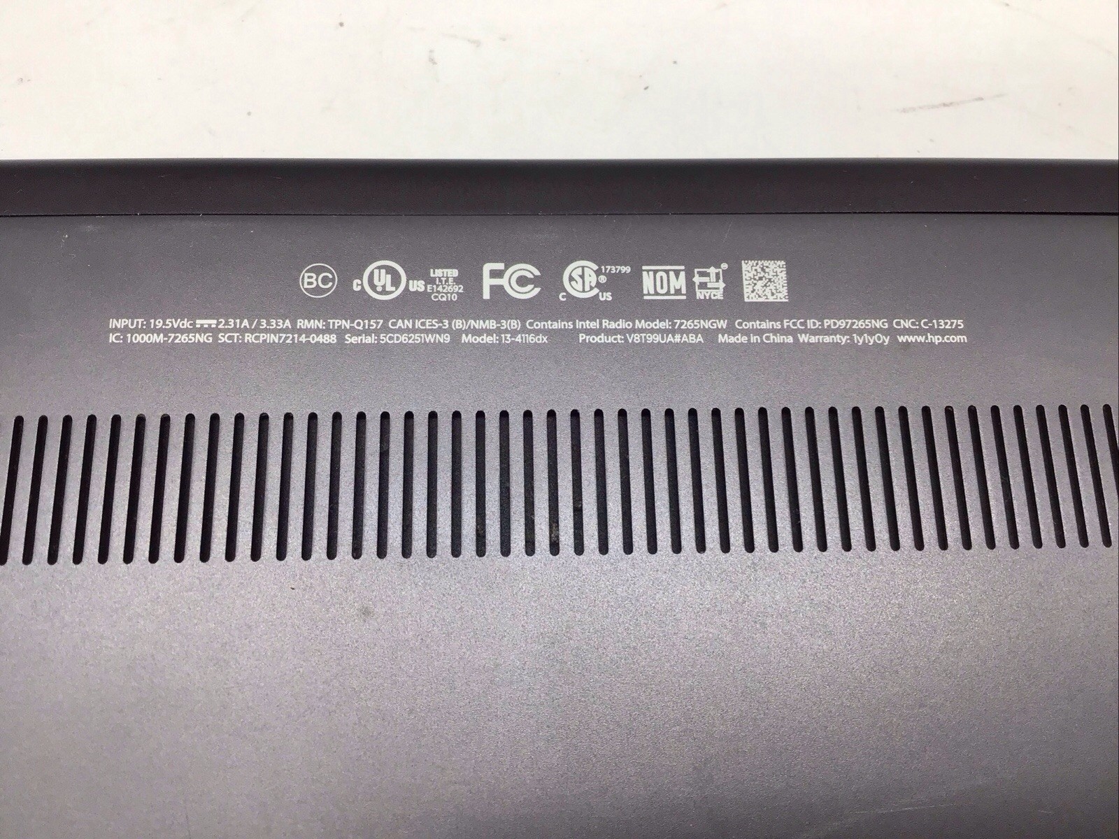 HP Spectre x360 13.3″ Laptop i7-6700U 16GB RAM 512GB SSD Windows 11 Pro Used RD