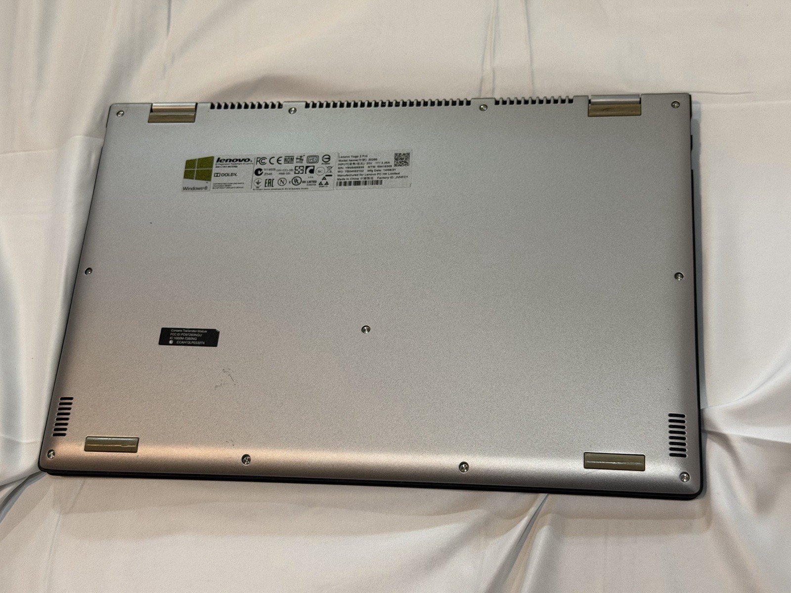 Lenovo Yoga 2 Pro 20266 13.3″ i7-4510u 8GB 256GB SSD Touchscreen 2-in-1 Laptop