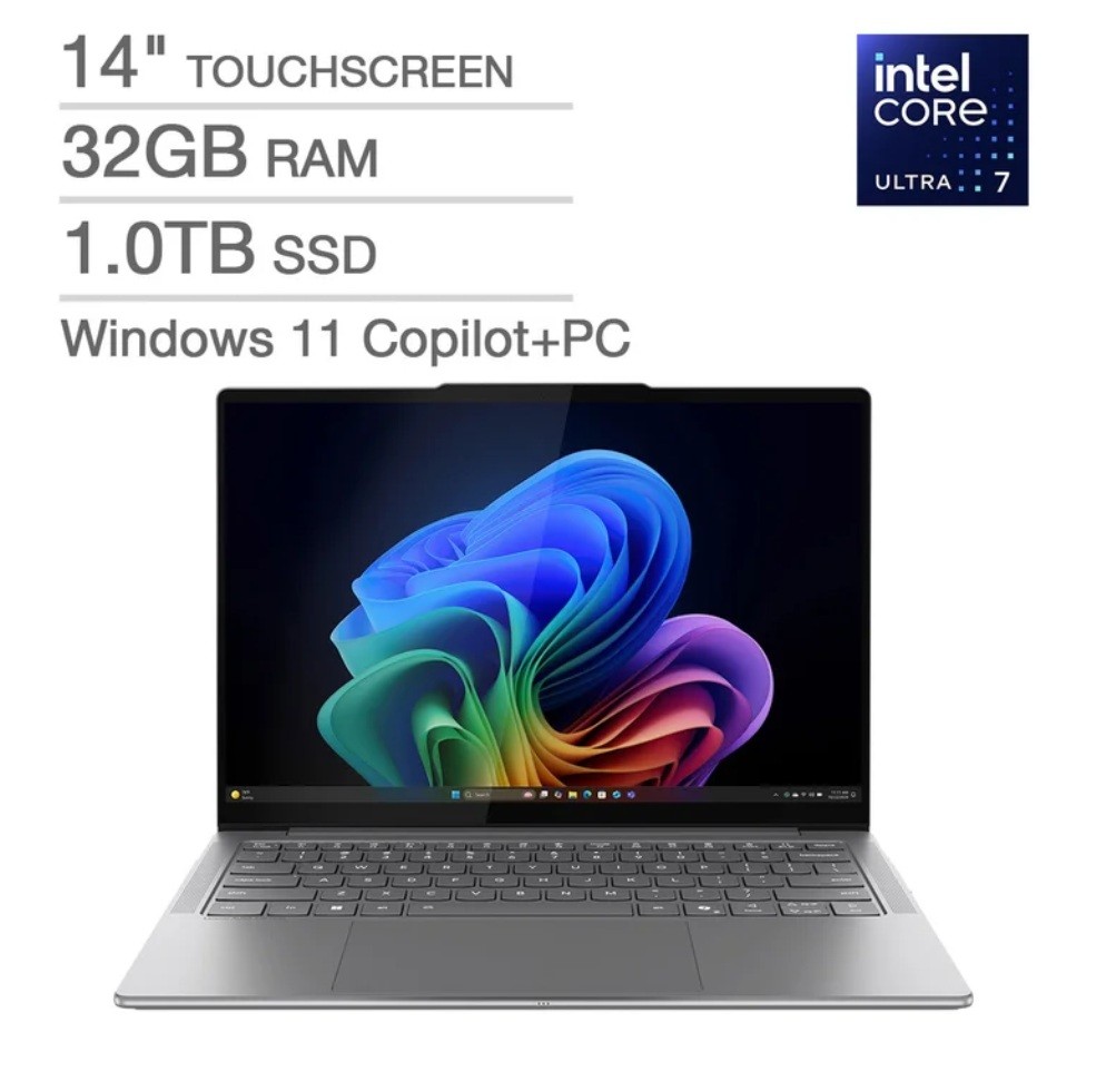 Lenovo Slim 7 14ILL10 14″ FHD+ OLED Touch Ultra 7 258V 32GB 1TB SSD W11H Copilot