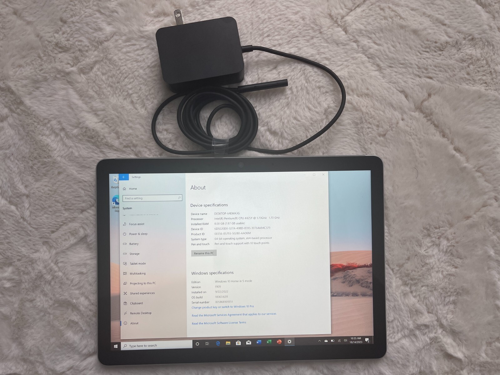 Surface Go 2 – 128GB 4425Y 8GB Intel(R) Pentium(R) Used