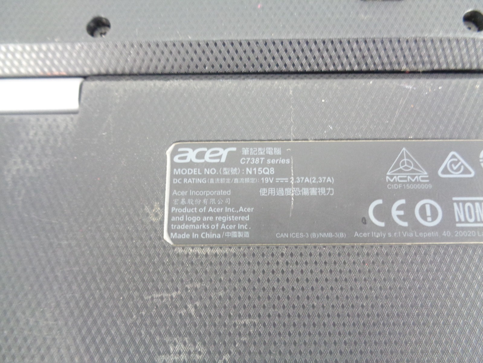Lot of 3 Acer R11 C738T 2-in-1 Chromebook Laptop Tablet Touchscreen with Charger