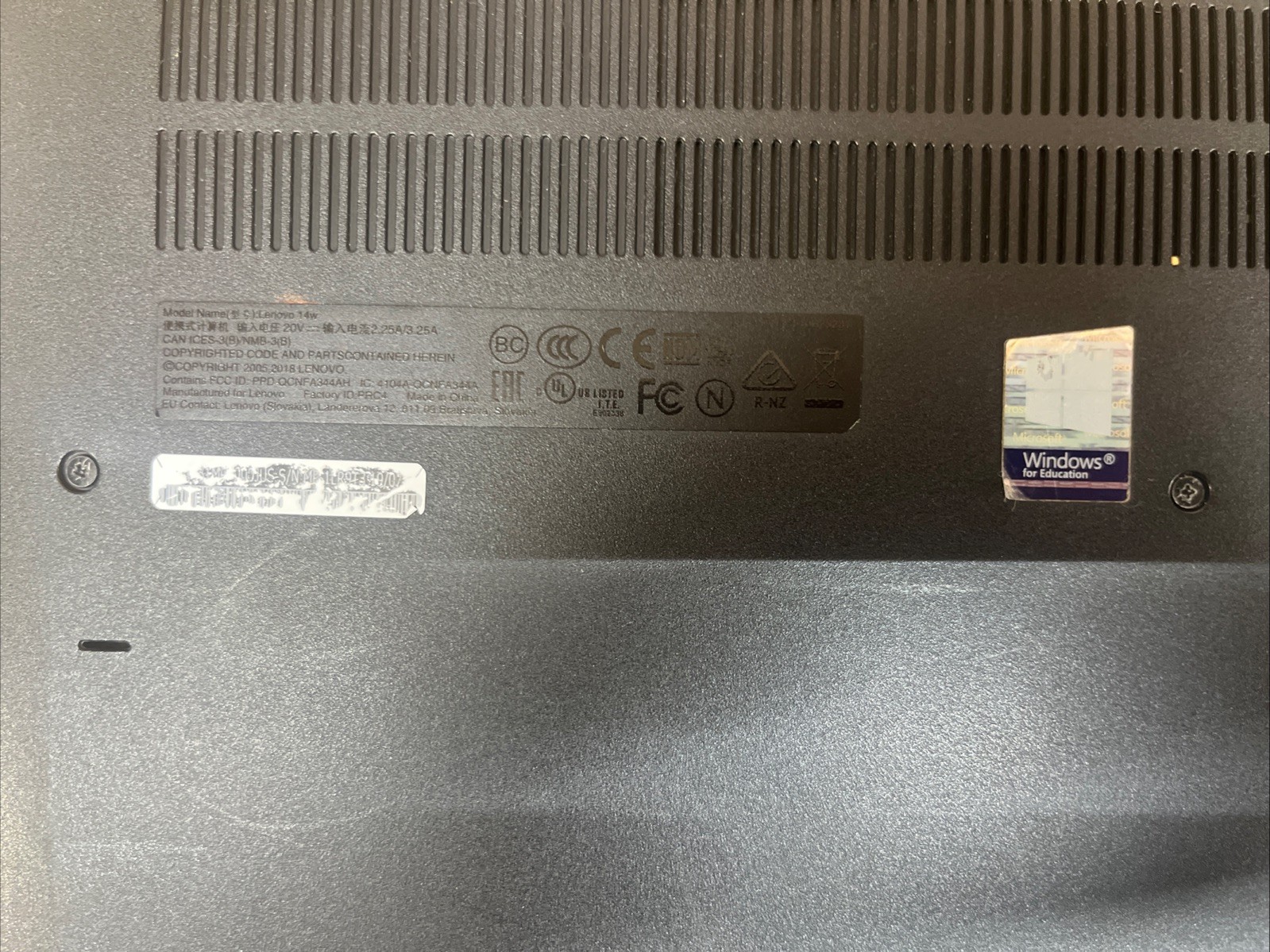 Lenovo 14w Laptop, AMD A6-9220C @ 1.80GHz, 4GB RAM, 64GB eMMC, Windows 10 Pro