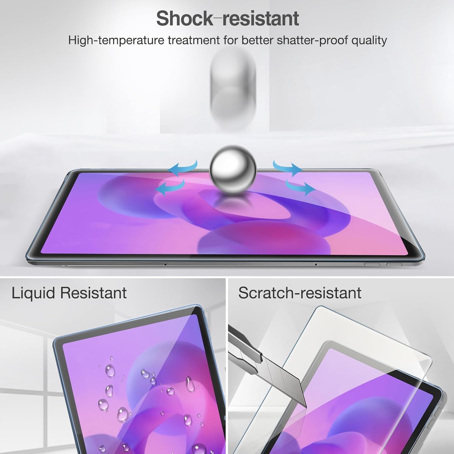 Lenovo Idea Tab 11″ Screen Protector – Anti Glare Tempered Glass Film Guard