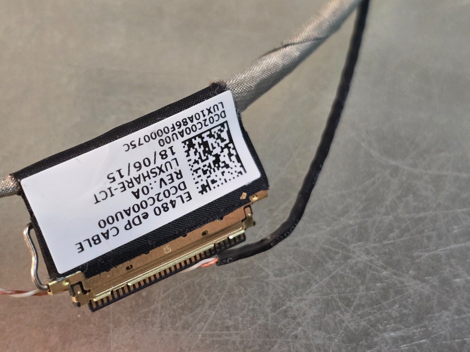 LENOVO L480 FLAT LVDS 30PIN VIDEO CABLE DC02C00AU00 EDP