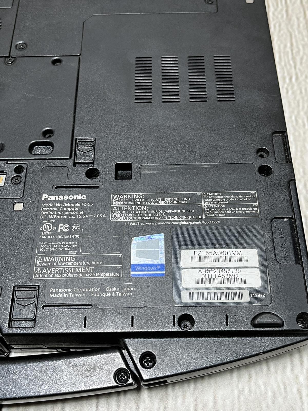 Panasonic FZ-55 i5-8365U 8GB Ram Windows 11 Pro 256GB SSD NVME *READ*