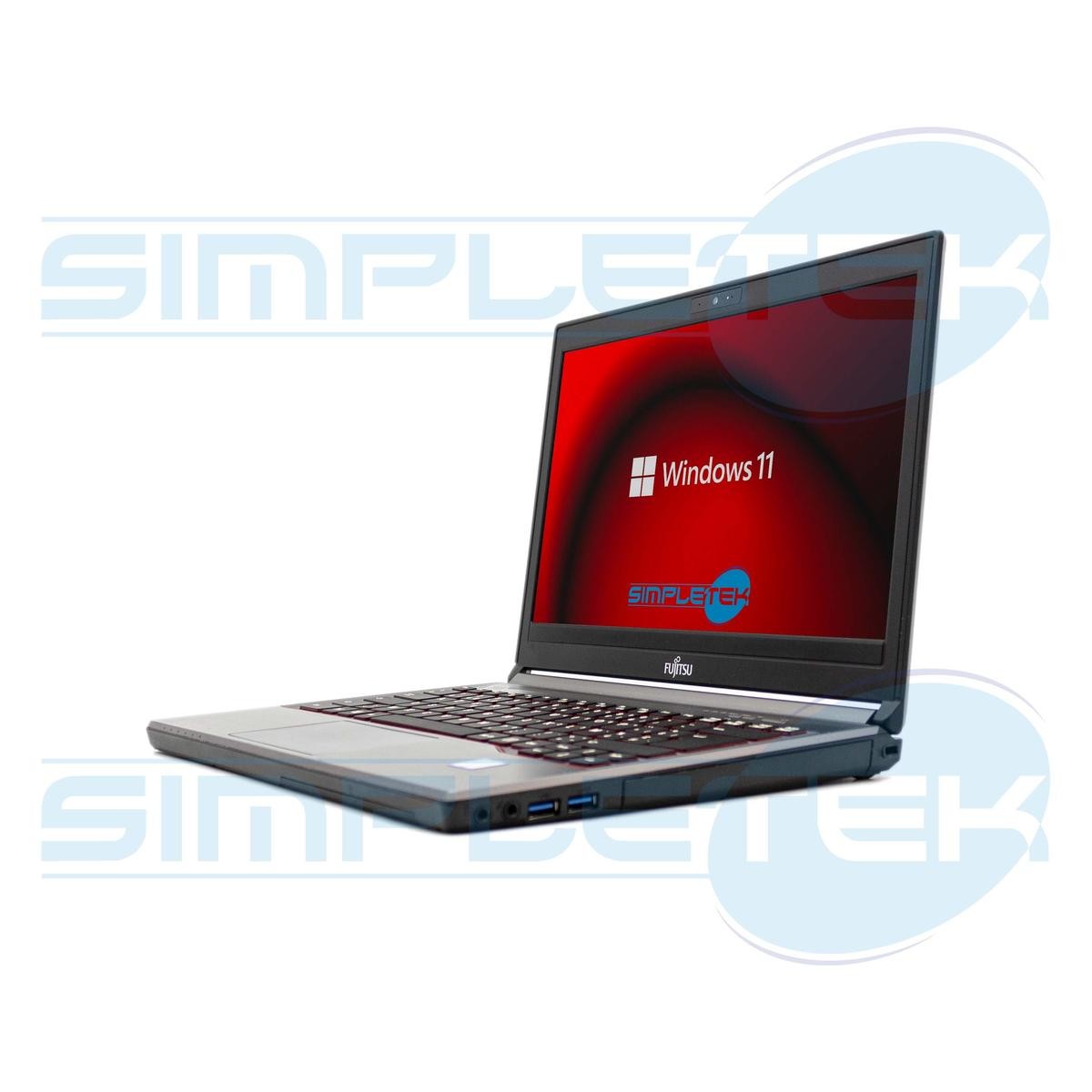 Fujitsu E736 13″ Laptop Windows 11 8gb 256gb I3 2.3ghz Compu