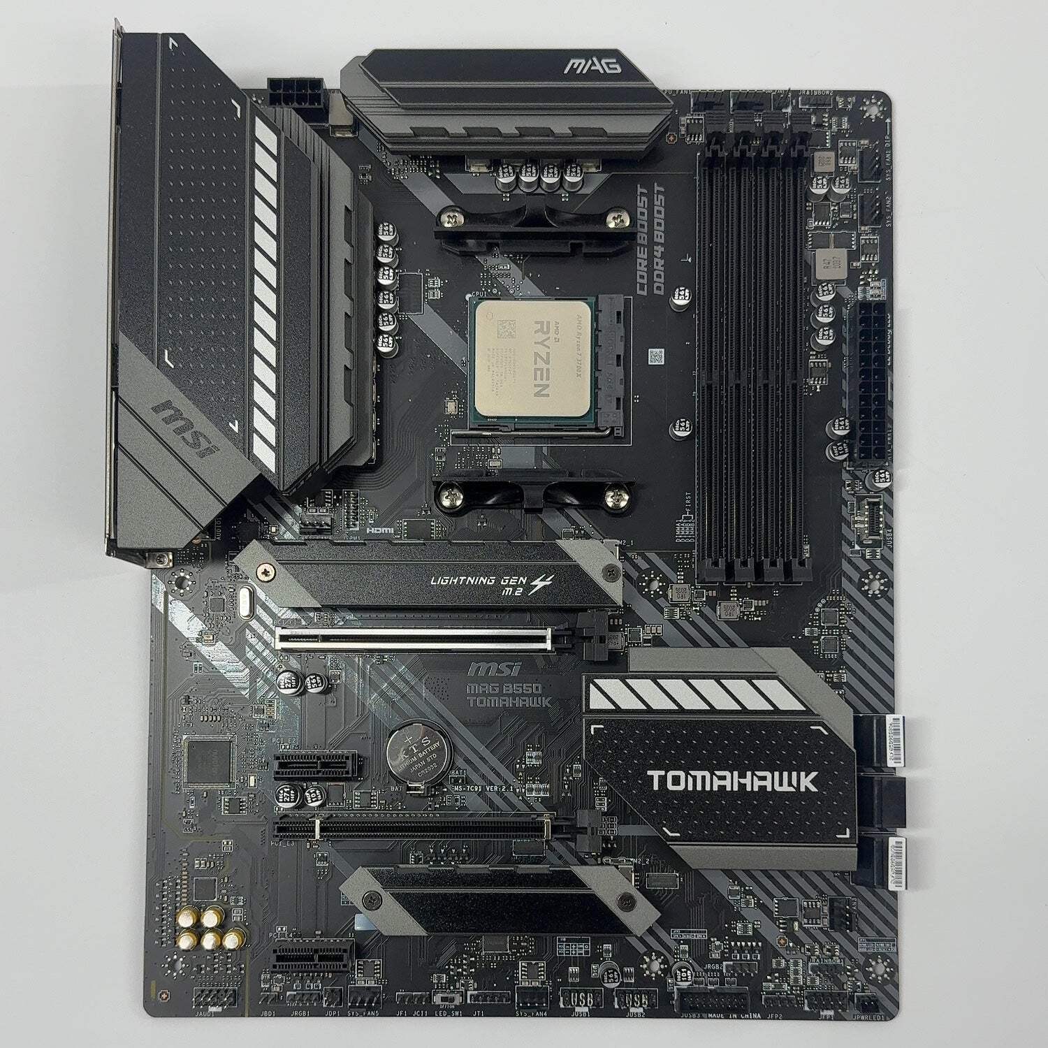 MSi B550 Tomahawk AM4 AMD Ryzen 7 3700X 8 Core 3.60GHz ATX