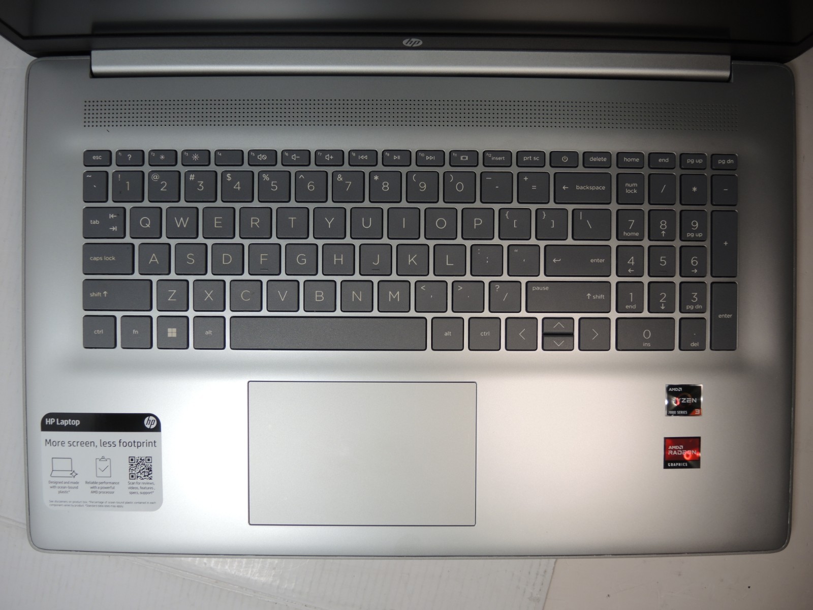 HP 17″ Laptop 17-cp2033dx | Ryzen 3 8GB | DEAD For Parts Repair “AS-IS” No SSD
