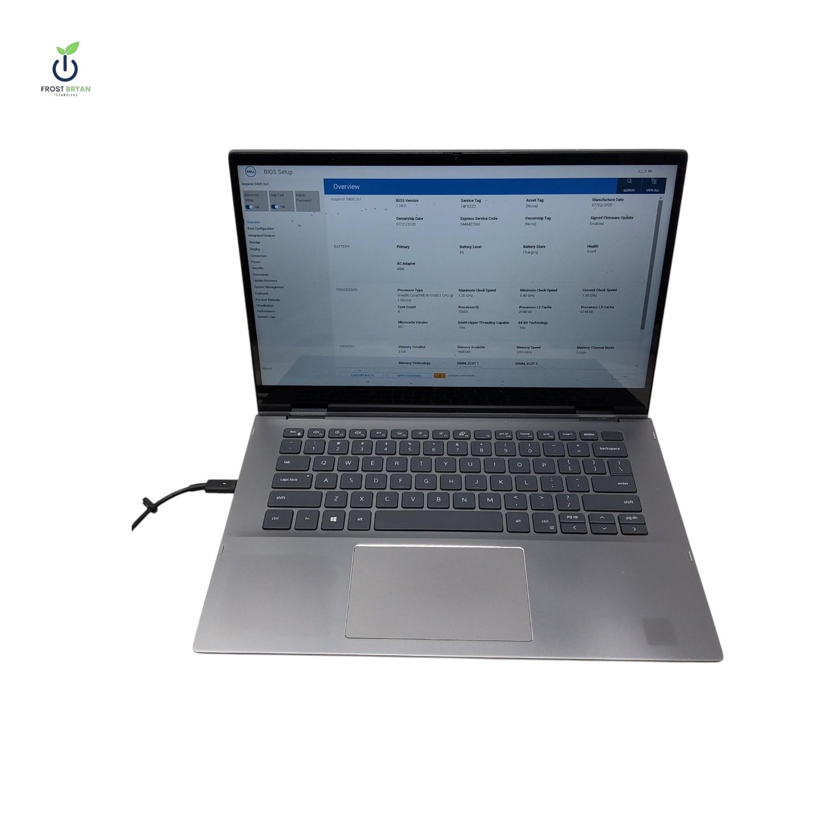 DELL Inspiron 5400 2n1 Laptop i5-1035G1 8GB 256GB SSD No OS Grade C [READ]