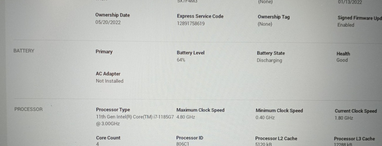 Dell Latitude 7420 14″FHD i7-1185G7@3.0GHz 16GB RAM 1TB NVMe Win11Pro WH691!