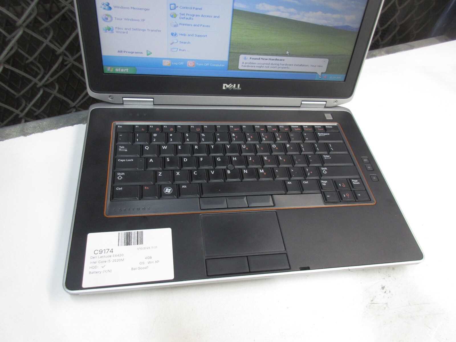 Dell Windows XP Laptop E6420/30 i5 2.4ghz 512GB SSD DVDRW 14″ W/ Adapter