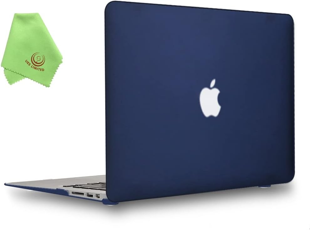 MacBook Air 13 inch Case 2010-2017 Release Model A1369 A1466, Navy Blue Cover