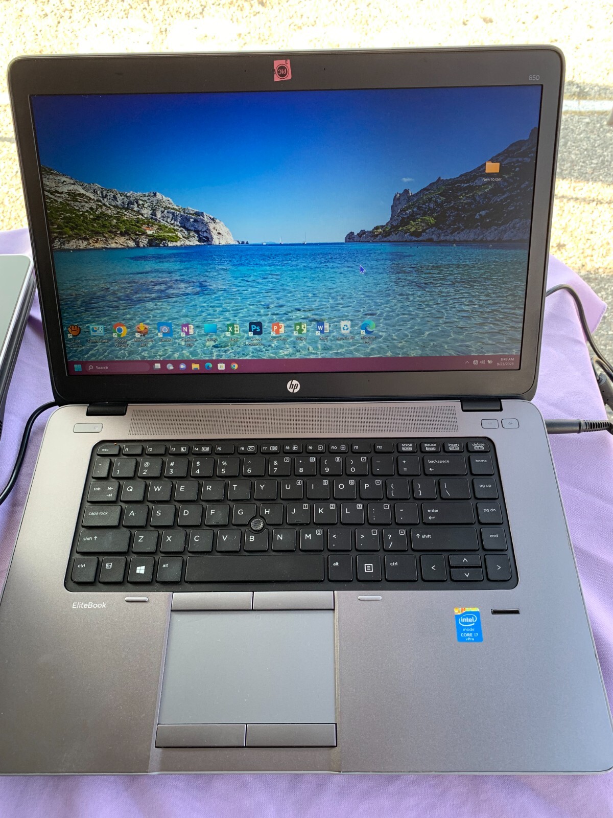 HP ELIBOOK model # 850-G1 i7…i7…i7…. 128 gb ( solid state hard drive )