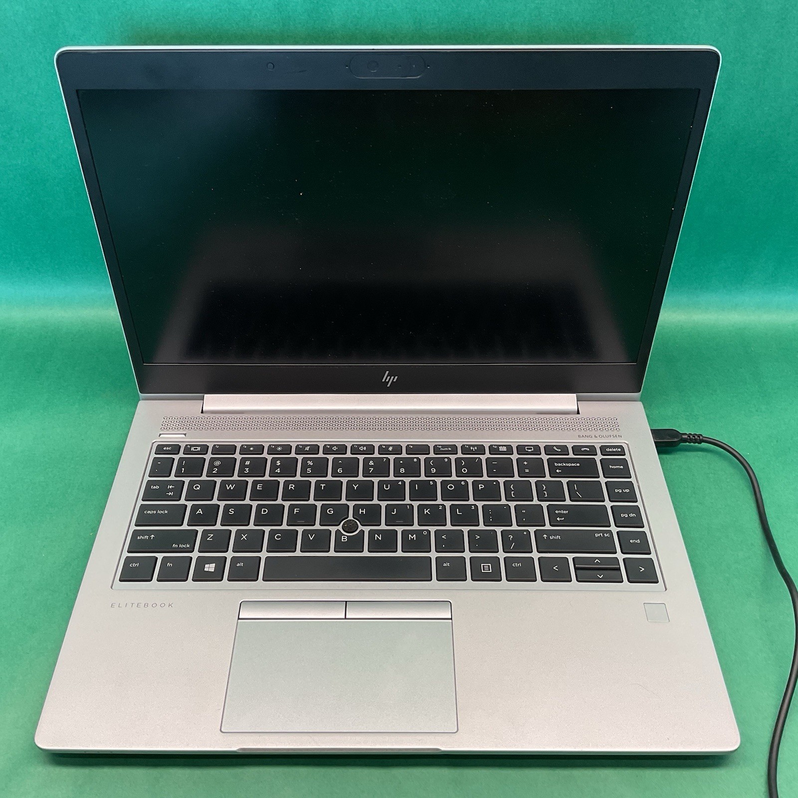 HP Elitebook 745 G5 AMD Ryzen 7 Pro 2700U – Powers On – NO HARD DRIVE- Untested