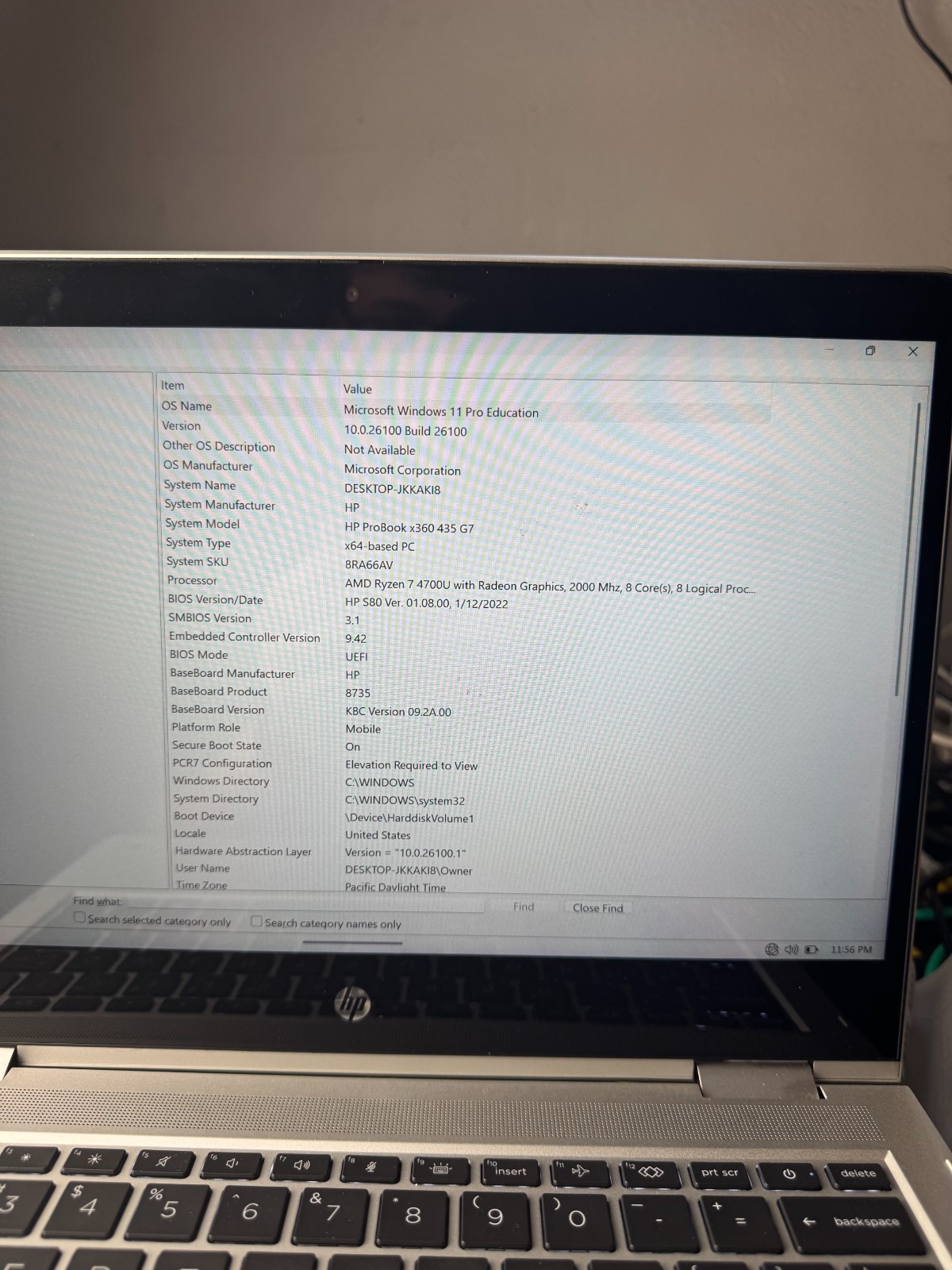 HP ProBook x360 435 G7 Ryzen 7 4700U, 8GB RAM, 256GB SSD, TCH-SCRN #5208
