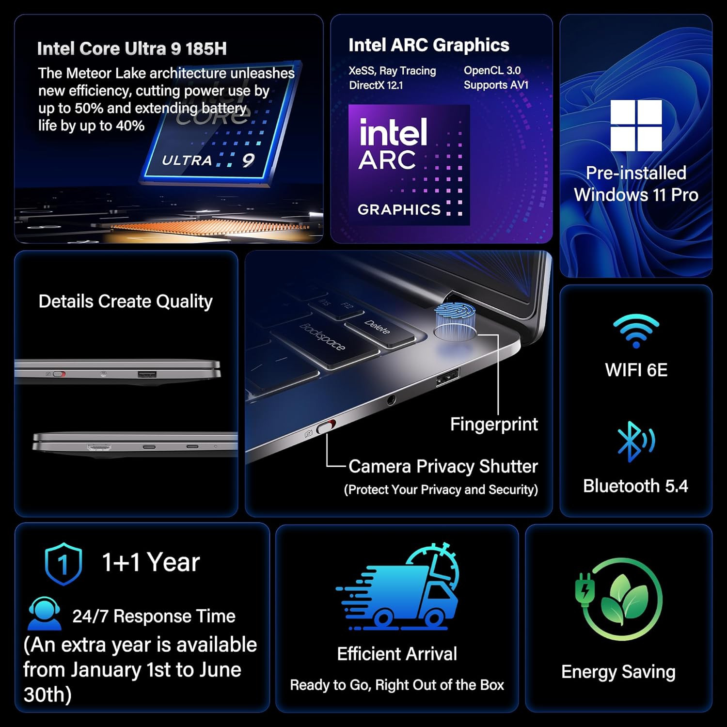 Geekbook X14 Pro Laptop, 2.2Lbs Ultra Thin 14″ 2.8K OLED Laptop Computer, Ultra