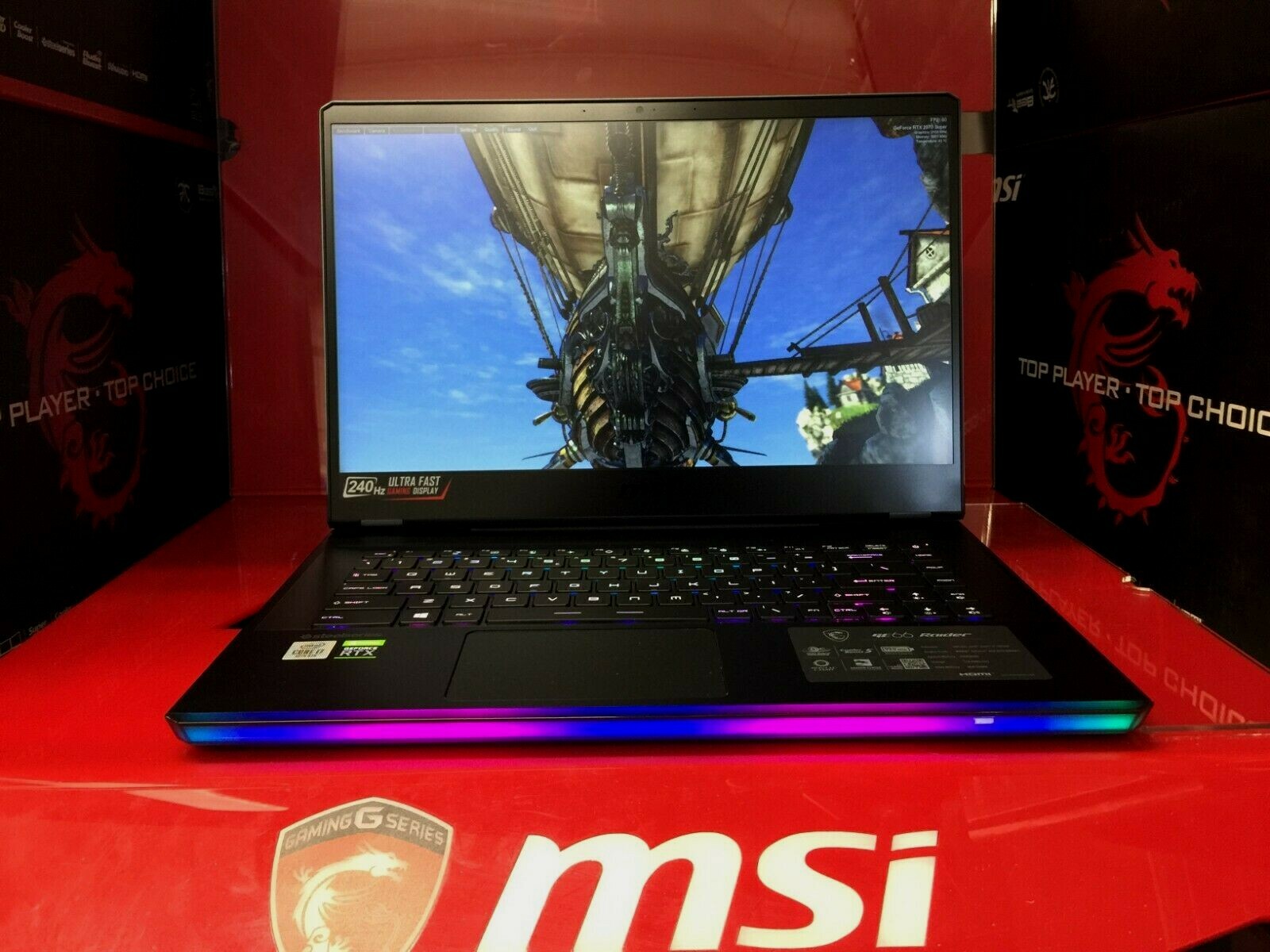 MSI GE66 10SGS 15.6″ 240hz i7-10750H 32GB DDR4 1TB SSD RTX 2080 Super VR Ready