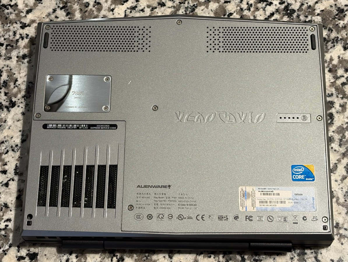 Alienware M11x R2 Gaming Laptop – Factory Restored, Windows 7, Upgraded SSD!