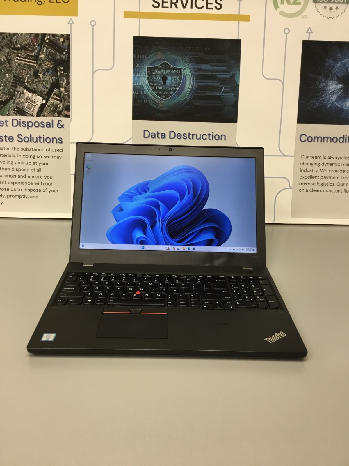 Lenovo Thinkpad T560 15.6” 256GB Core i5 6th Gen 2.40 GHz 8GB WIN 11 PRO