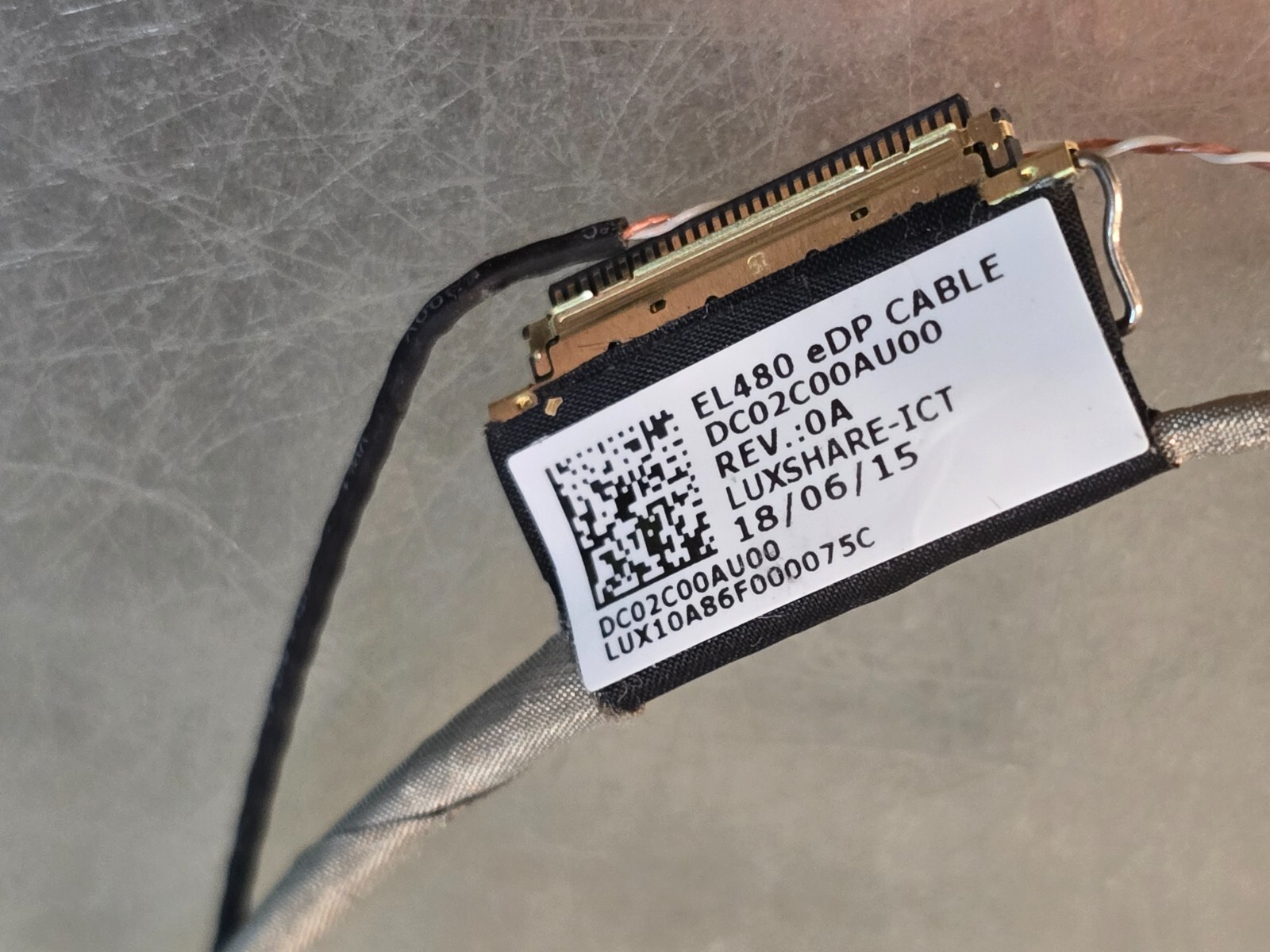 LENOVO L480 FLAT LVDS 30PIN VIDEO CABLE DC02C00AU00 EDP