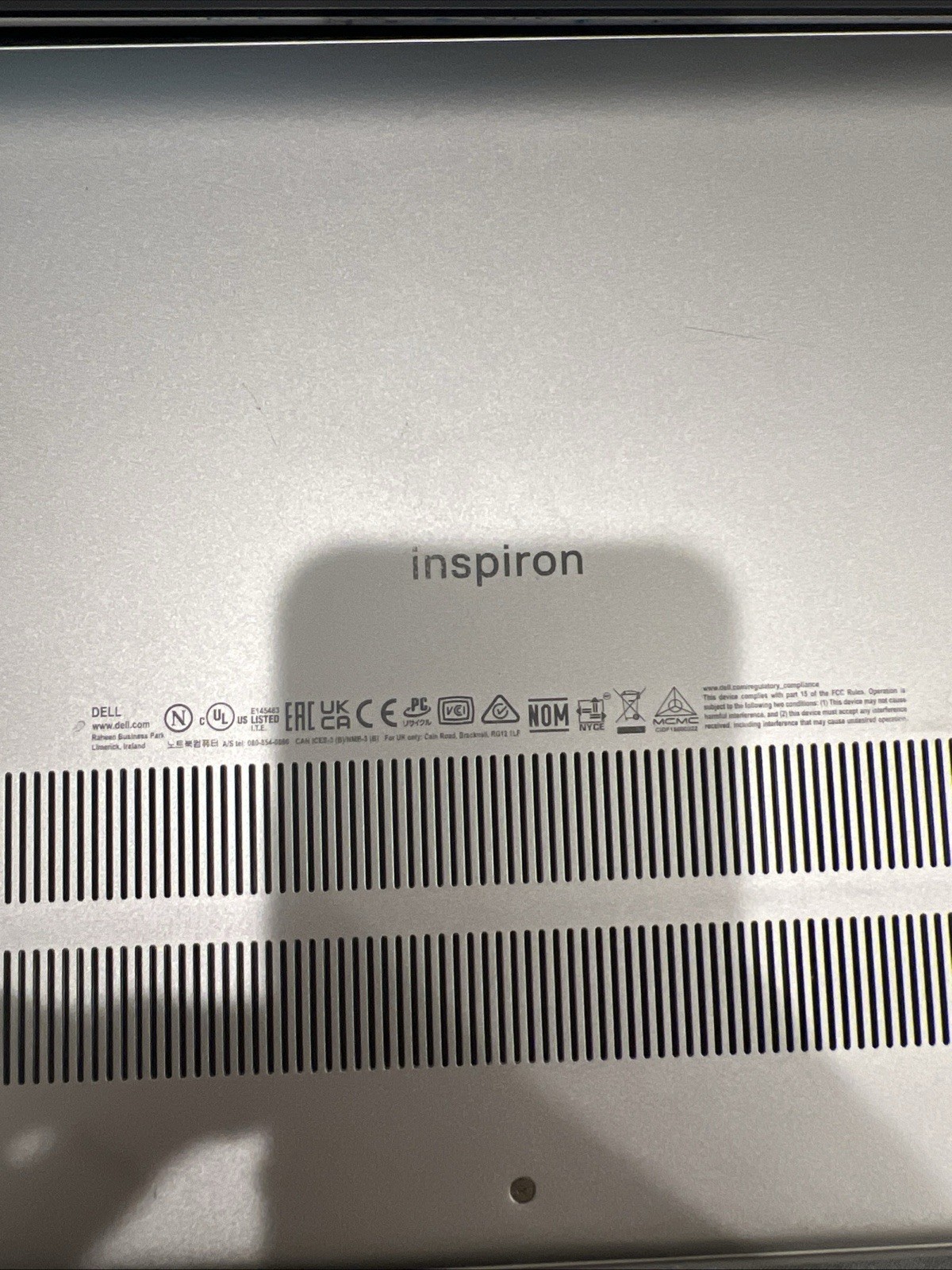 Dell Silver Notebook Laptop Windows 11 Wi-Fi Setup Screen Portable Computer