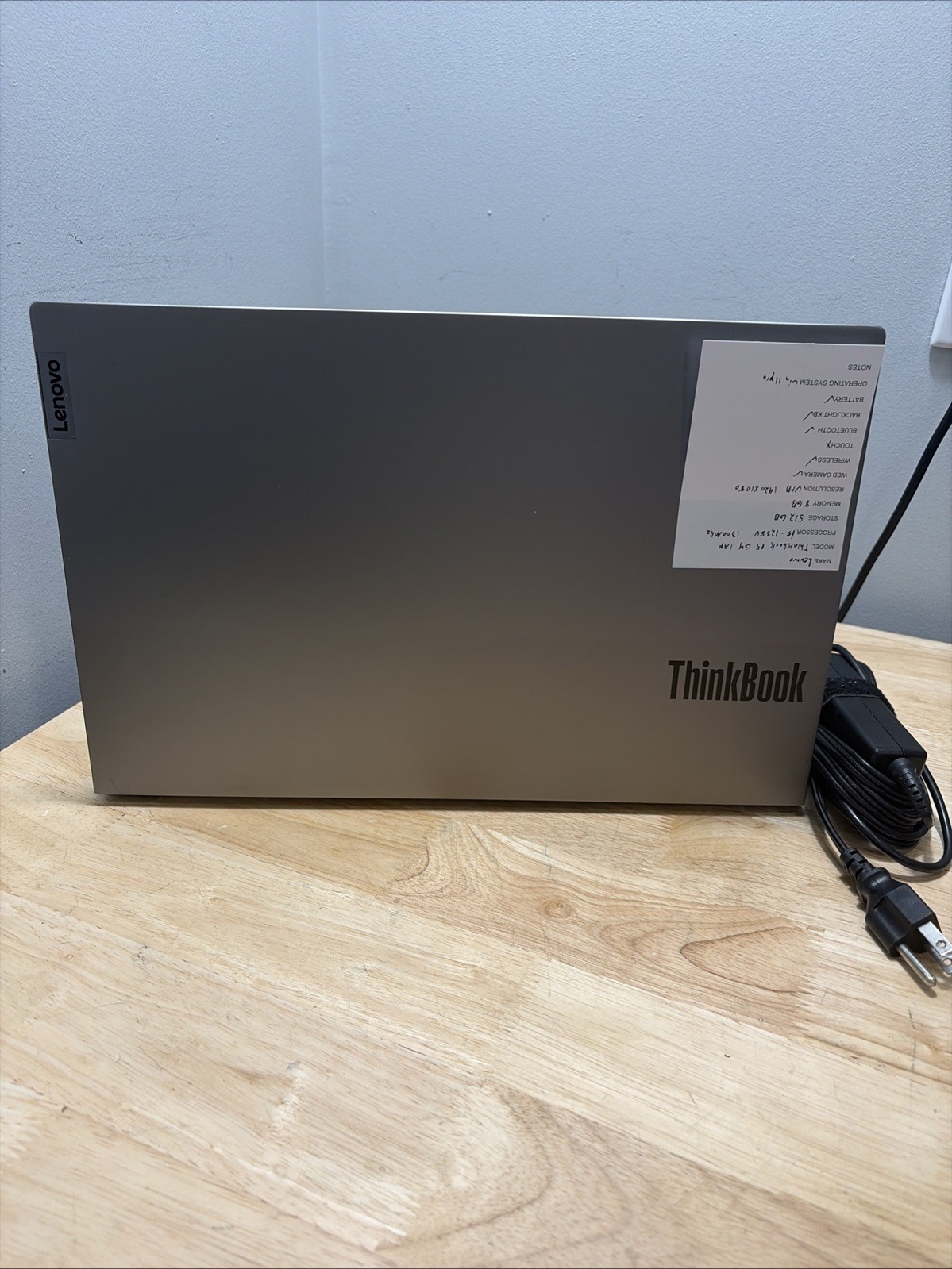 Lenovo ThinkBook 15 G4 IAP Core i7 1255U 1.7GHZ 8GB, 512GB, WC, WiFi W11 Cord