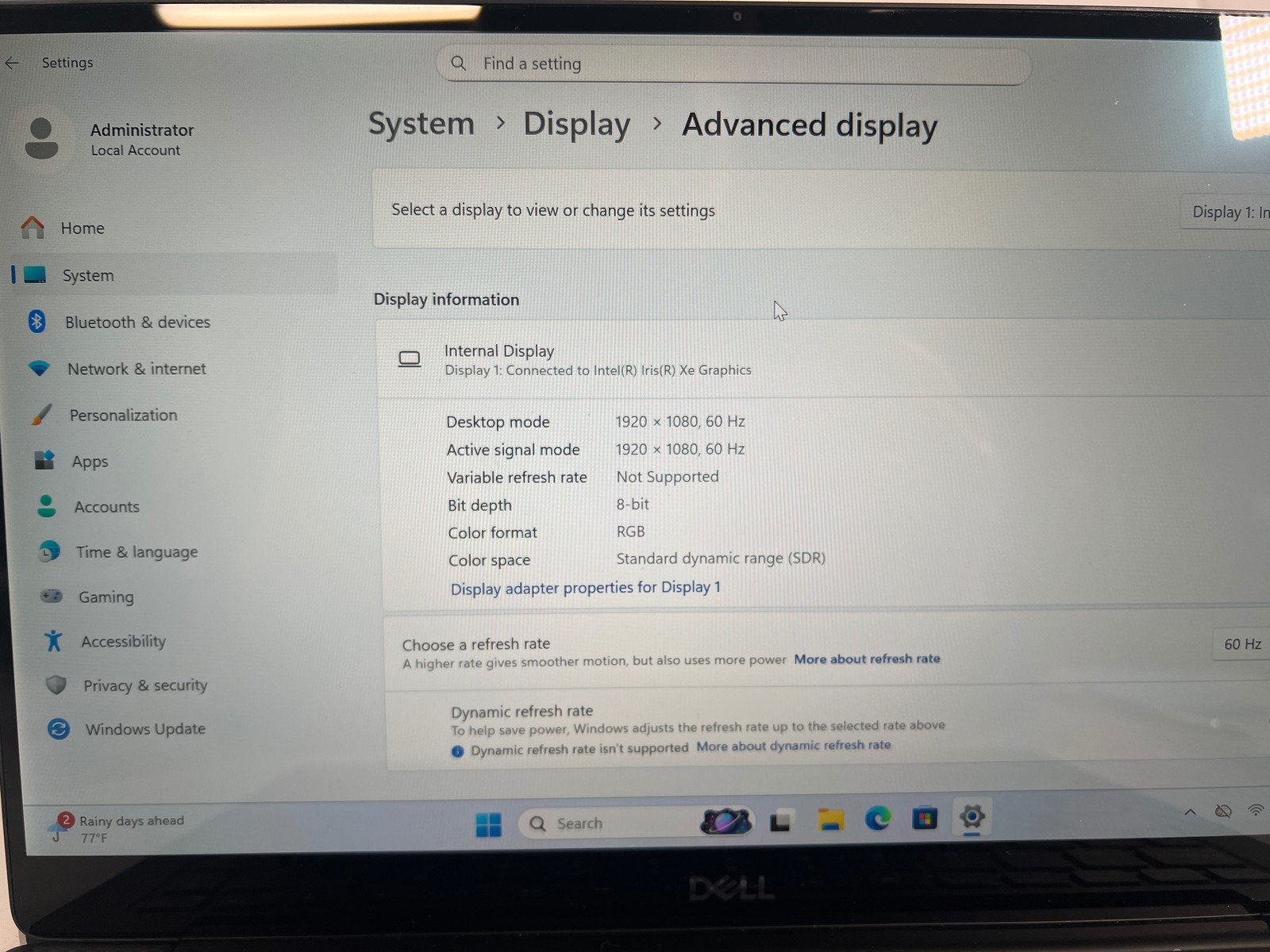 Dell XPS 13 9305 i7-1165G 2.8GHz 16 GB 128 GB SSD 13.3″