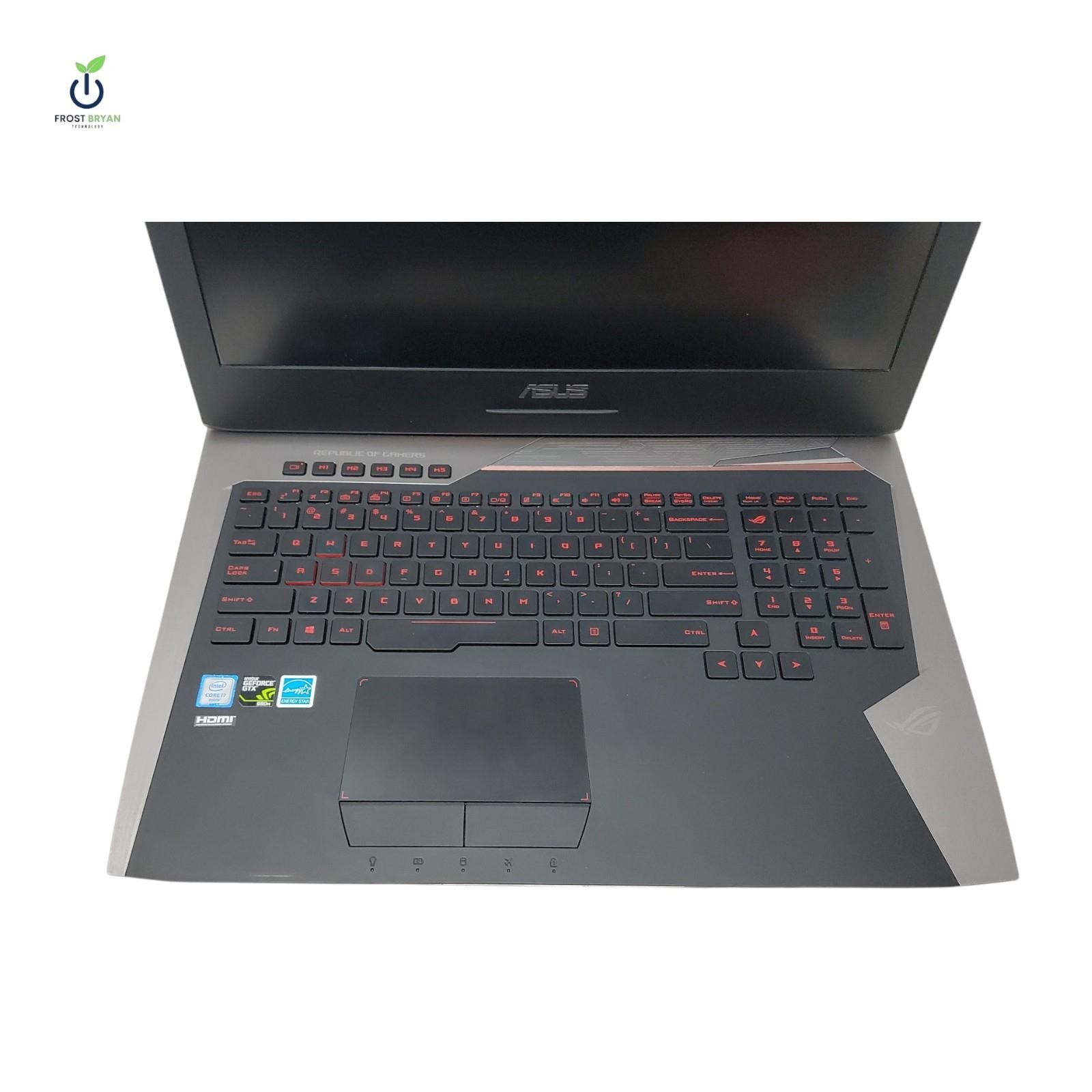 ASUS G752VY Laptop i7-6700HQ@2.60GHz 32 GB 1 TB No OS