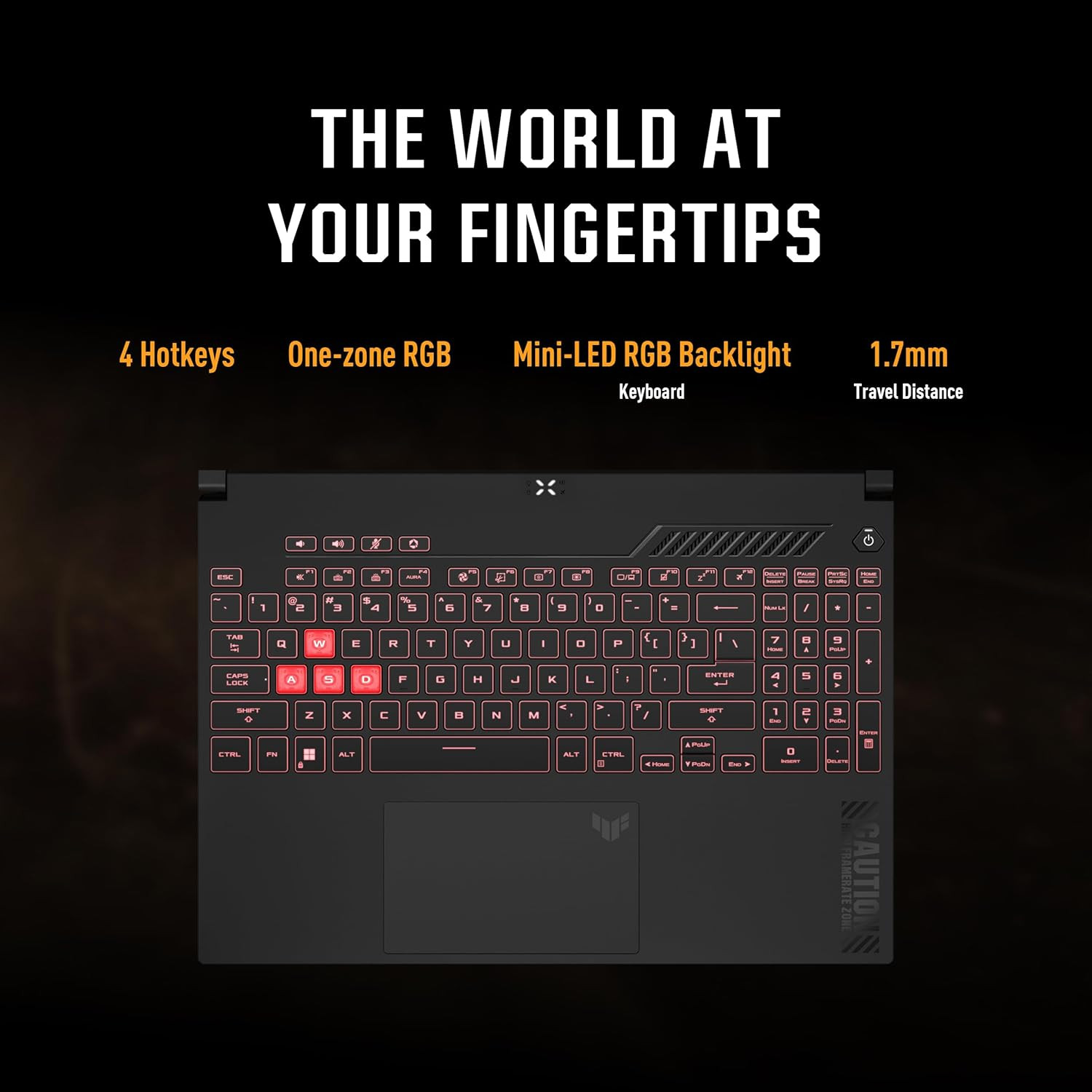 TUF Gaming A15 Gaming Laptop, 15.6” FHD 144Hz, 100% Srgb Display, Geforce RTX 40