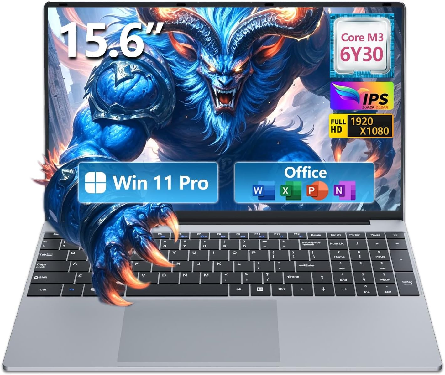 Windows 11 Laptop , Lap Top PC Core M3-6Y30(Beat N4000), 8GB RAM 256GB SSD