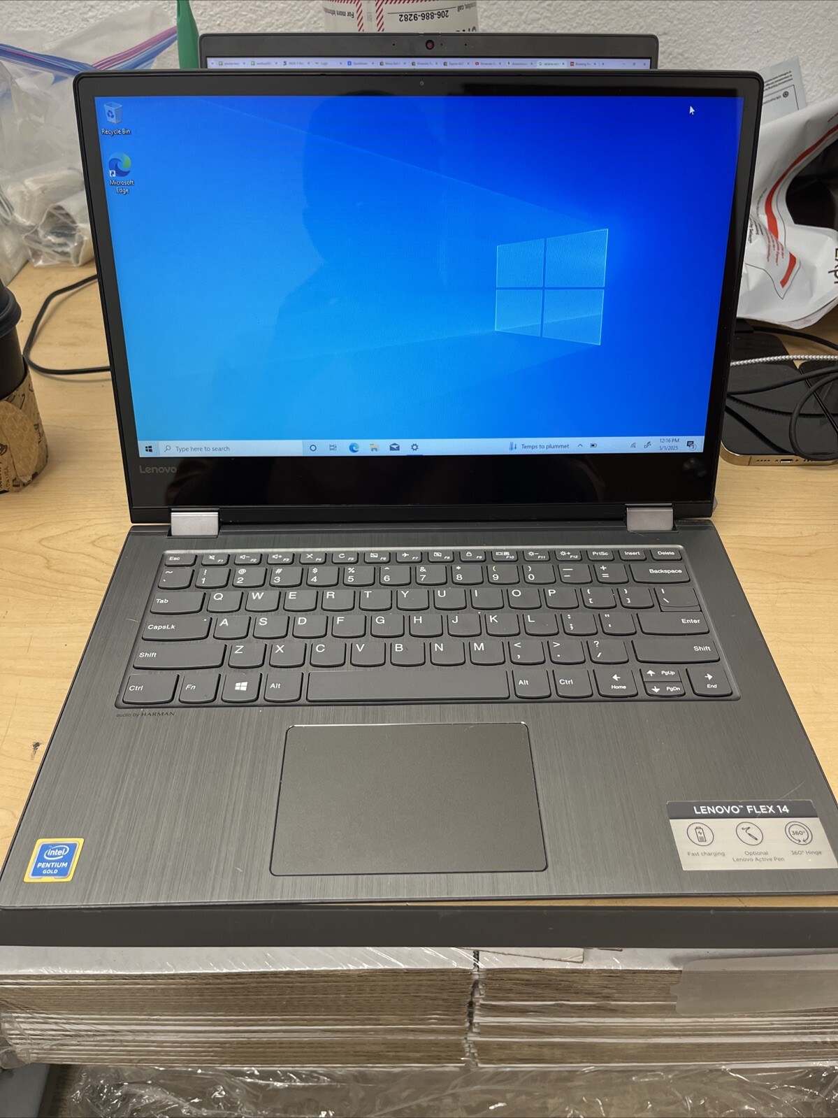 Lenovo Ideapad Flex 6 14in 2-1 Touchscreen Gold 4415U 2.3GHz 4GB RAM 128GB