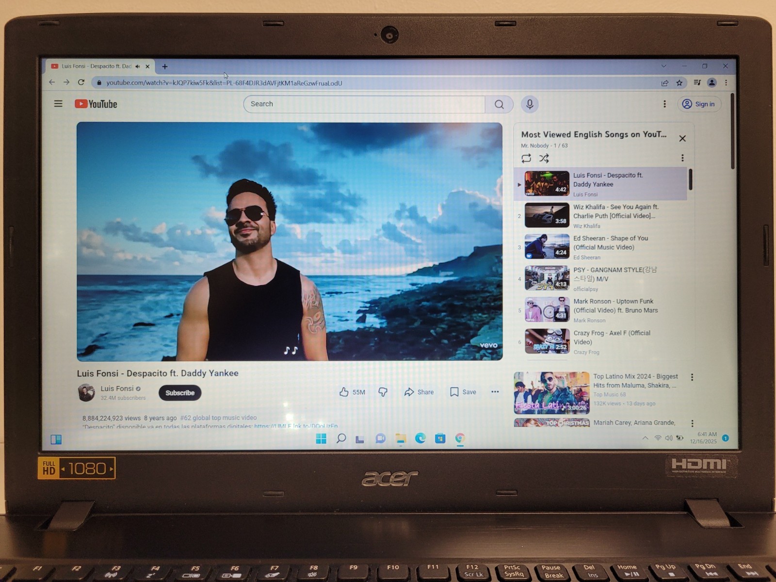 Acer aspire E5-576 16.6″ i3-8130u 2.2ghz 6gb ram 1tb hdd NXGRYAA0019180BC847600