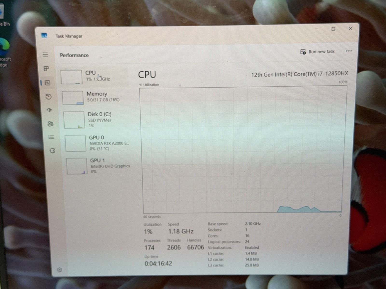 Dell Precision 7670 16″ i7-12850HX 32GB 512GB RTX A2000