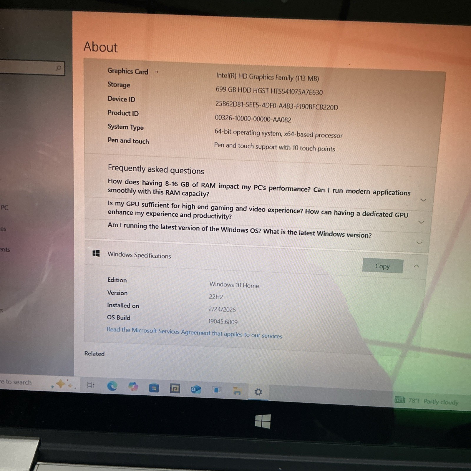 HP ENVY 15 X360 15-u010dx Touchscreen i5-4210U 8GB 1TB | TOUCHPAD NOT WORK
