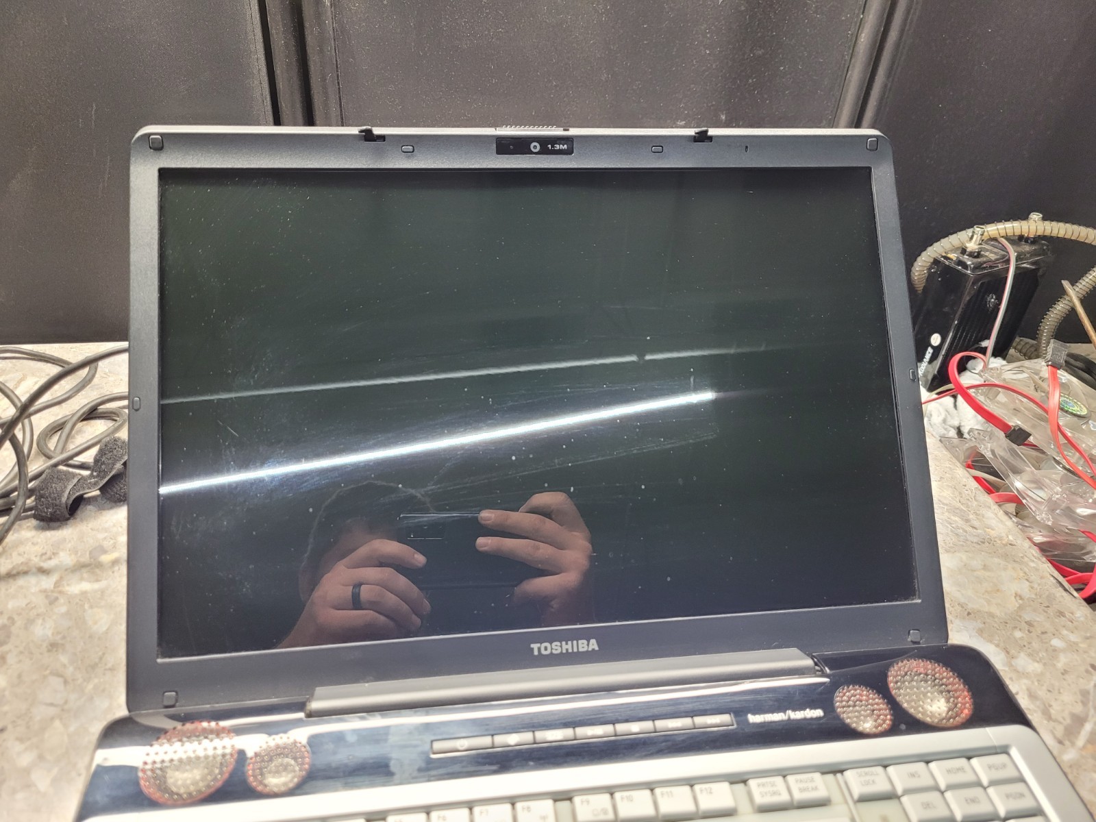 Toshiba Satellite X205 ‘Baby Qosmio’ 1.66ghz 2gb 1tb 8700m GT Retro Gaming Win V