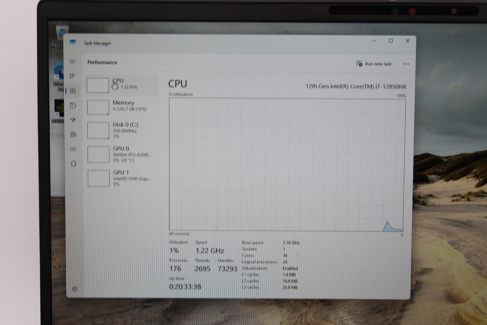 Dell Precision 7670 | i7-12850HX | RTX A2000 8GB | 64GB RAM | 512GB SSD