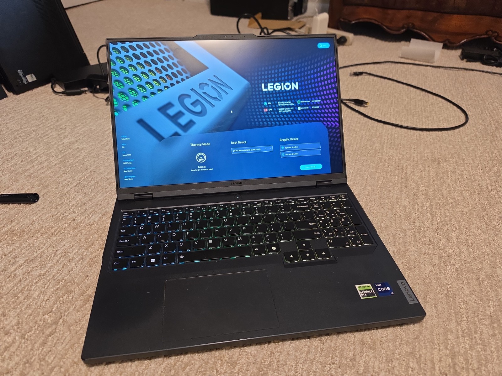 For Parts Lenovo Legion Pro 5 16irx9 i9-14900HX RTX 4070 8GB 32GB DDR5 RAM 16″