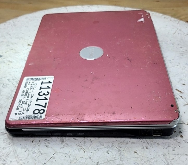 DELL INSPIRON 1525 Laptop Intel CORE2 DUO T5800 4GB 500GB PINK SEE NOTES