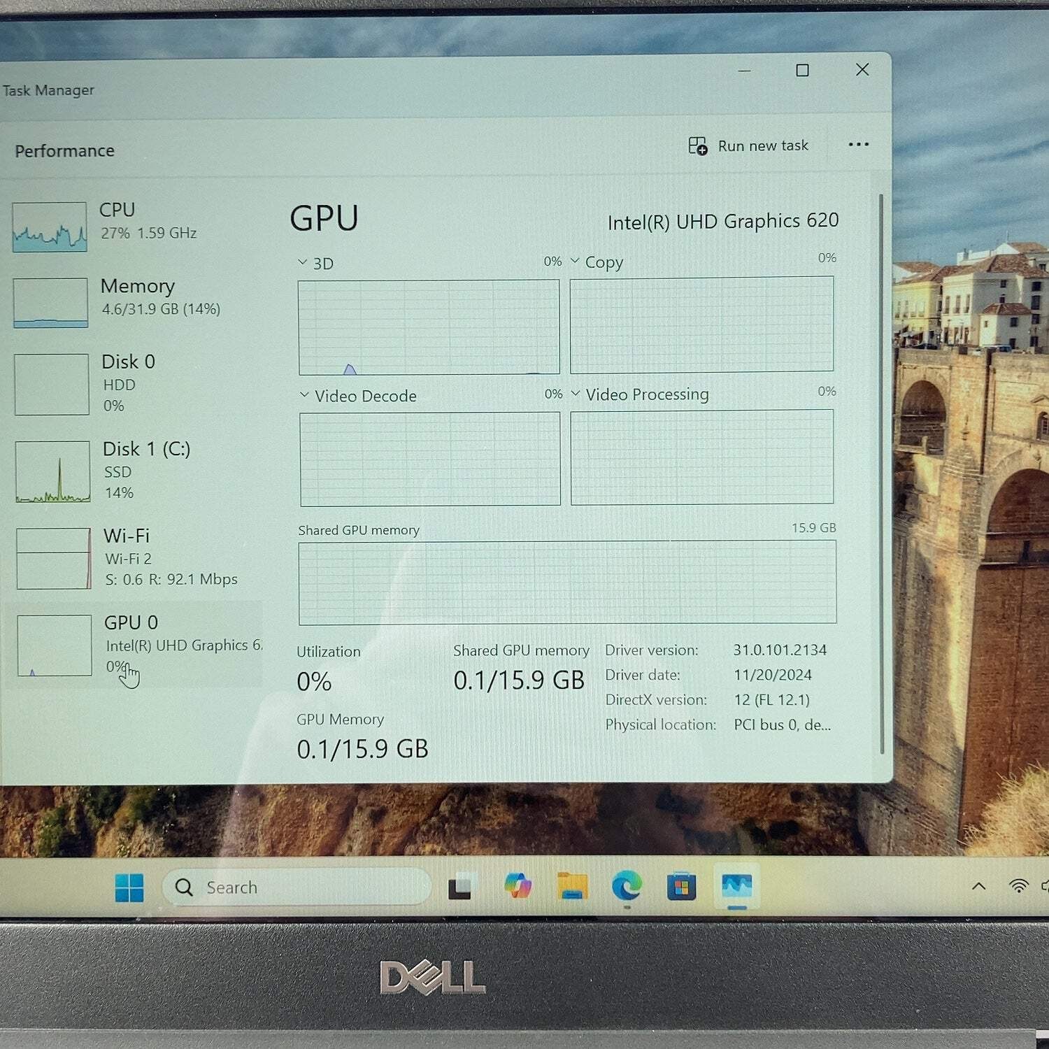 Dell Latitude 5490 14″ i7-8650U 1.9GHz 32GB RAM 512GB SSD NO CHARGER