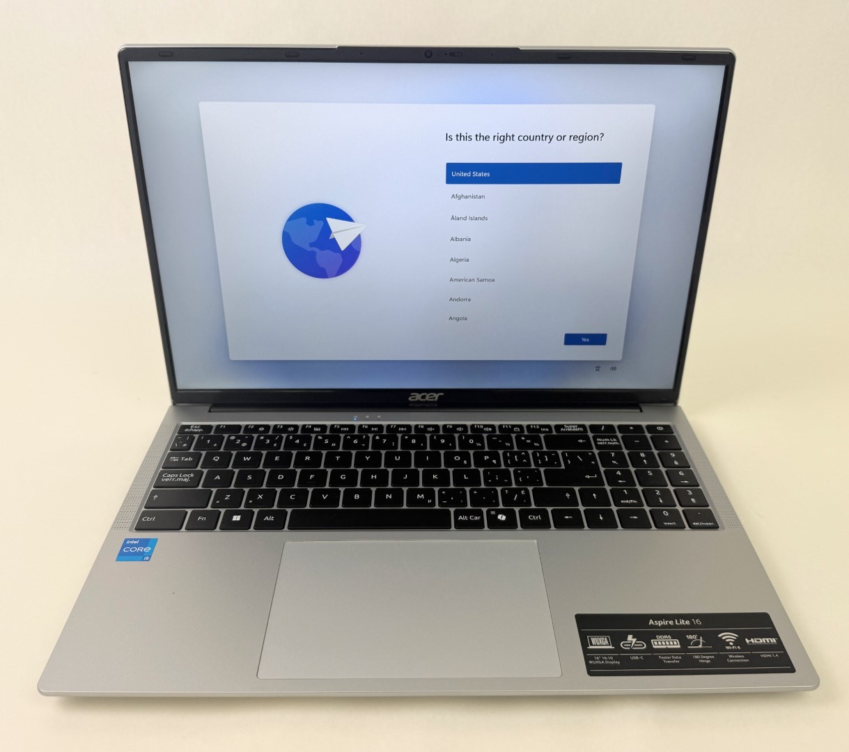 Acer Aspire Lite 16 AL16-54P-55SD 16″ 1920×1200 i5-1334U 16GB 1TB SSD W11H