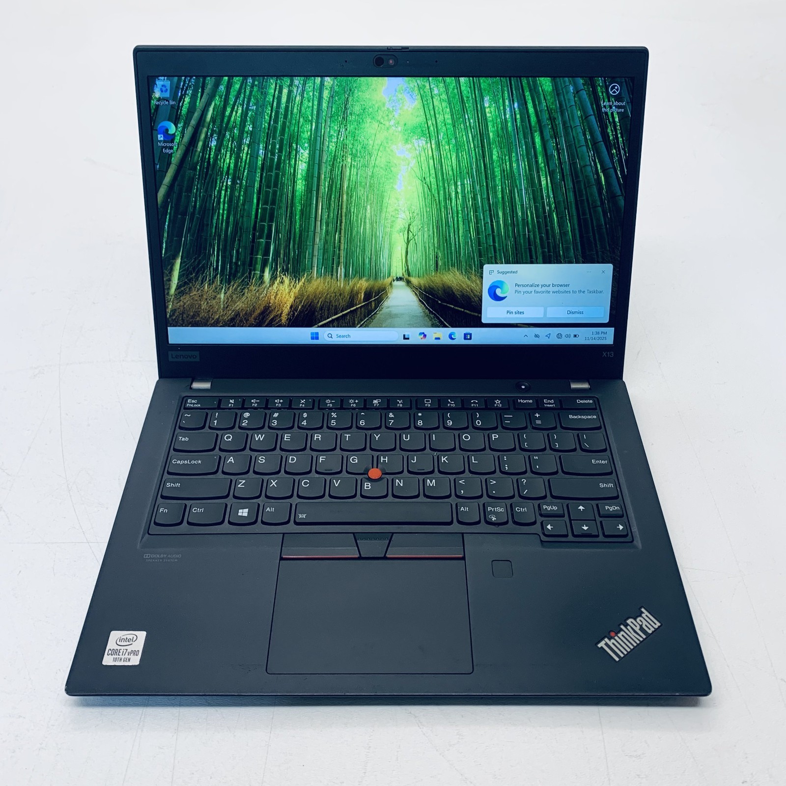 Lenovo ThinkPad X13 Gen 1 (13.3″) Core i7-10610U, 256GB SSD, 16GB RAM *READ*