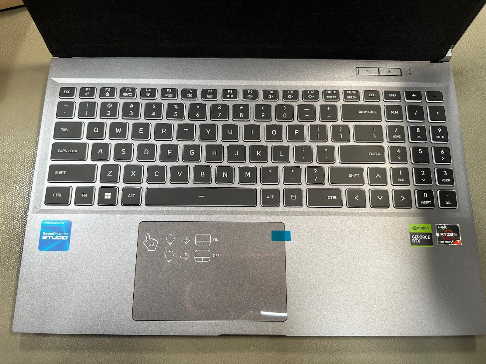 Skytech Gaming Lumi Gaming Laptop: Ryzen 7 7435HS,RTX 4050, 1TB Gen4, 16GB-USED