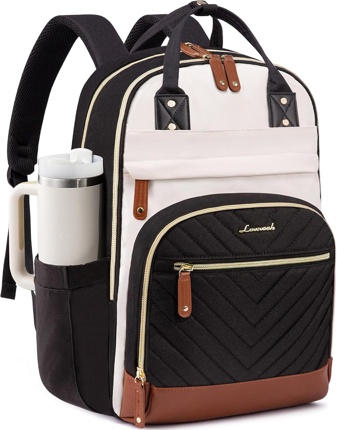 15.6 inch Waterproof Work Travel Backpack Computer Laptop Bag for Women & Men